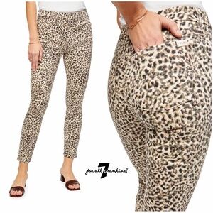 Like New - Jen7 Leopard Ankle Skinny Jeans (14)